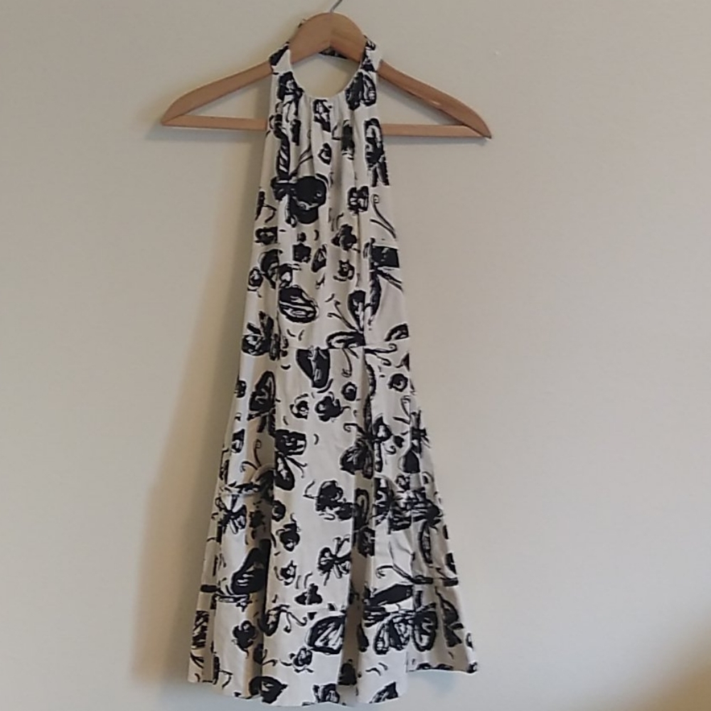 Jessica Simpson Butterfly Halter Dress